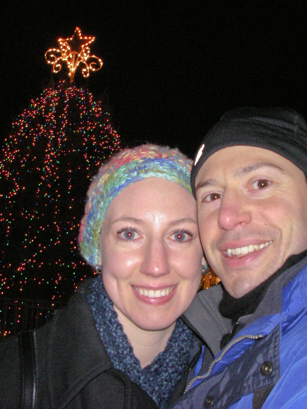 Erik & Anna at Stamford Xmas Tree 2010